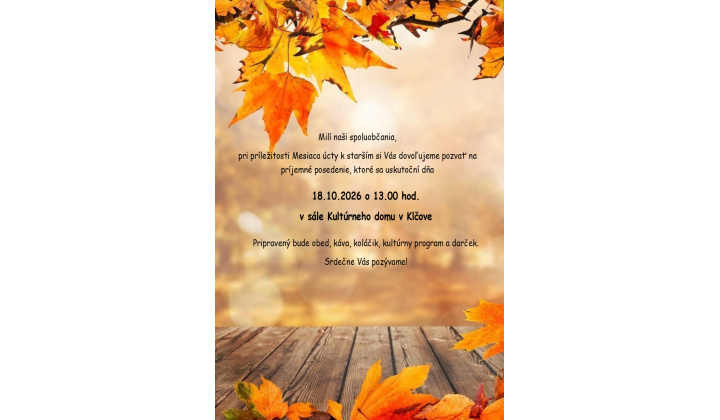 Deň úcty k starším 
