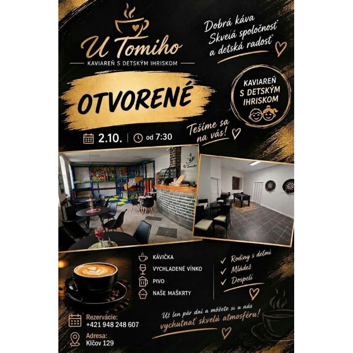 Kaviareň u Tomiho