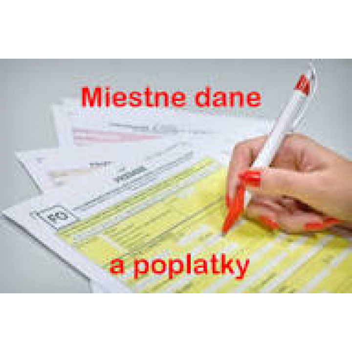Miestne dane a poplatky
